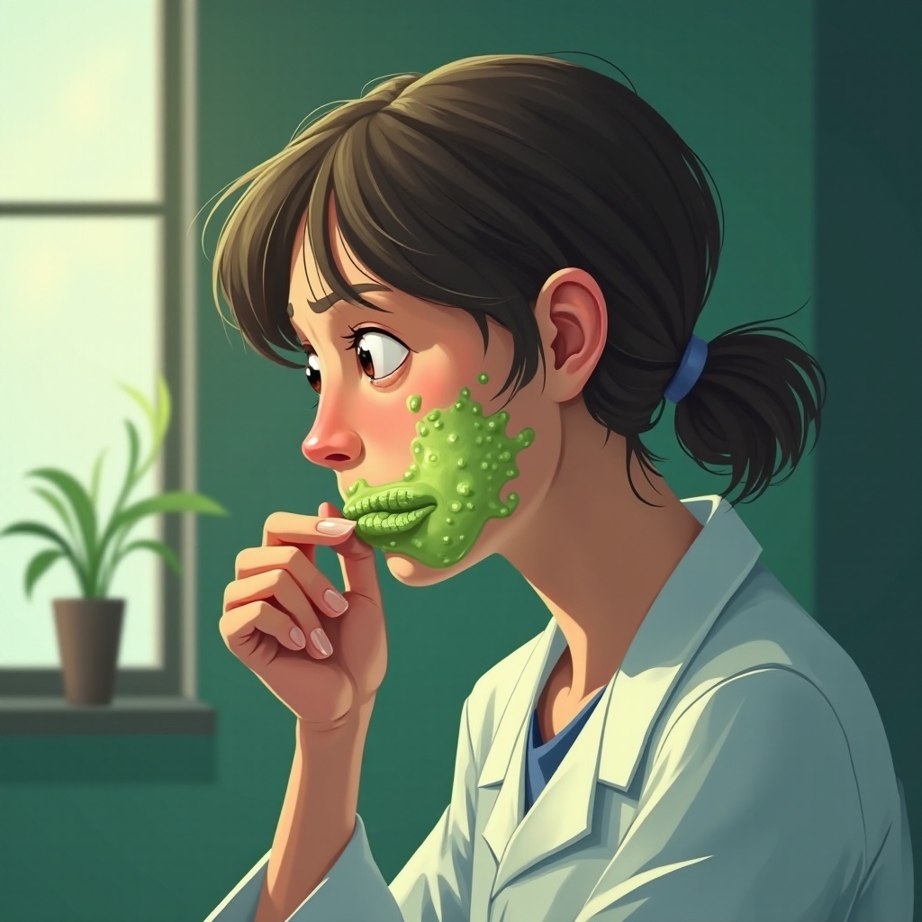 why is mucus green